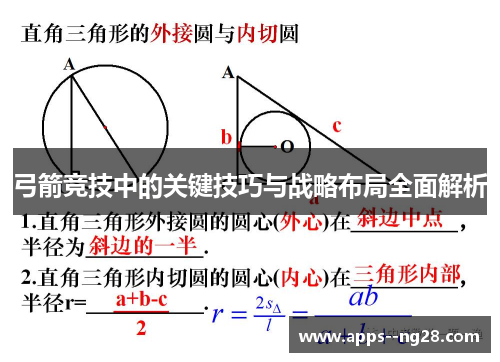 弓箭竞技中的关键技巧与战略布局全面解析