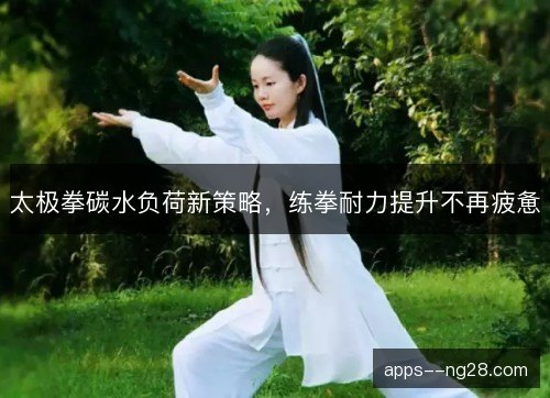 太极拳碳水负荷新策略，练拳耐力提升不再疲惫